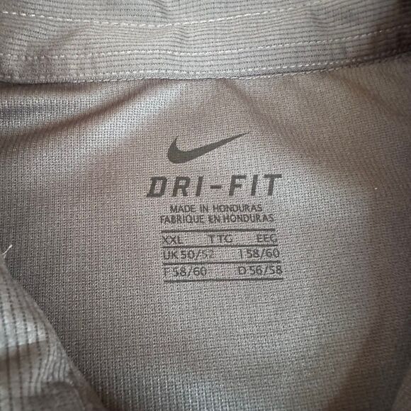 Nike Dri-Fit Golf Polo XXL Dark Gray RC Logo Performance Shirt Moisture Wicking - Picture 3 of 5